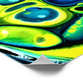 Abstracte kleurstudie 159, poster (Hoek)