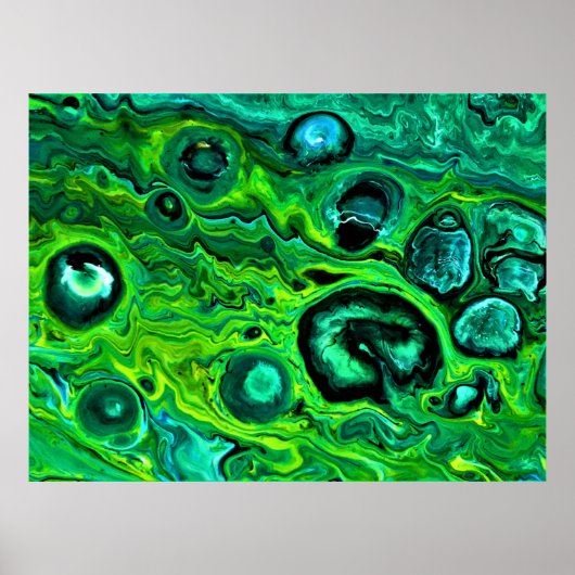 Abstracte kleurstudie 181, poster (Voorkant)