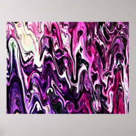 Abstracte kleurstudie 209, poster