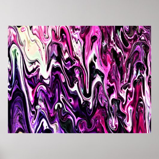 Abstracte kleurstudie 209, poster (Voorkant)