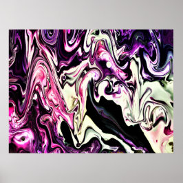 Abstracte kleurstudie 213, poster