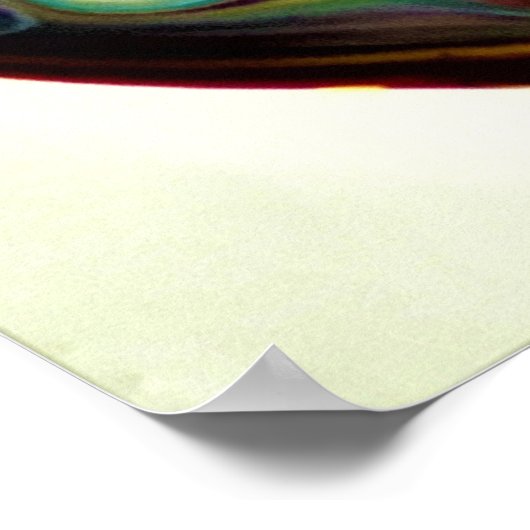 Abstracte kleurstudie 224, poster (Hoek)