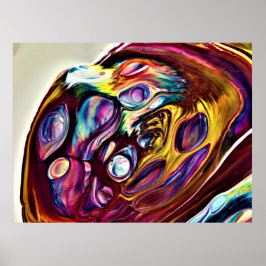 Abstracte kleurstudie 226, poster