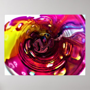 Abstracte kleurstudie 229, poster