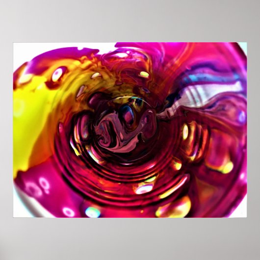 Abstracte kleurstudie 229, poster (Voorkant)