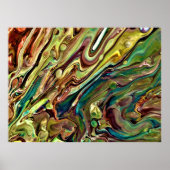 Abstracte kleurstudie 238, poster (Voorkant)