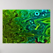 Abstracte kleurstudie 246, poster (Voorkant)