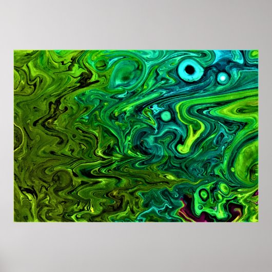 Abstracte kleurstudie 246, poster (Voorkant)