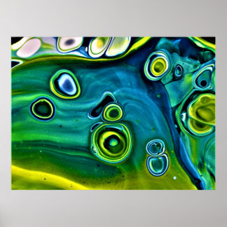 Abstracte kleurstudie 248, poster