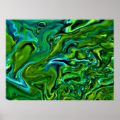 Abstracte kleurstudie 251, poster (Voorkant)