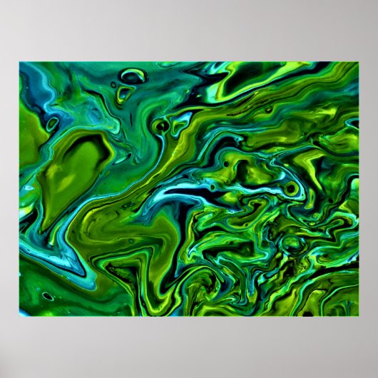 Abstracte kleurstudie 251, poster (Voorkant)