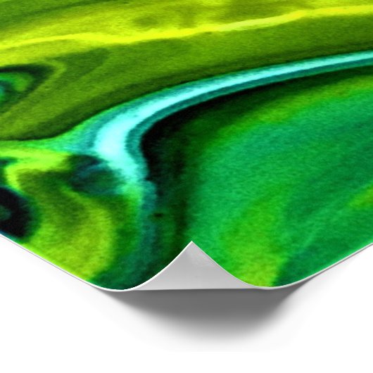 Abstracte kleurstudie 254, poster (Hoek)