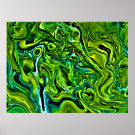 Abstracte kleurstudie 254, poster