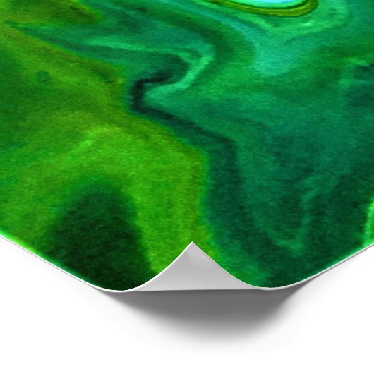 Abstracte kleurstudie 255, poster (Hoek)