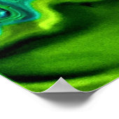 Abstracte kleurstudie 256, poster (Hoek)