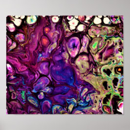 Abstracte kleurstudie 261, poster