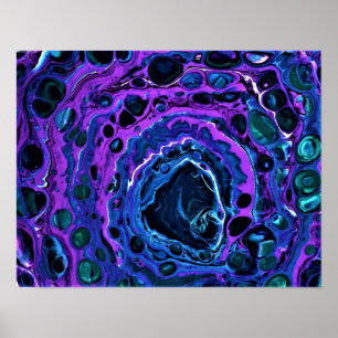Abstracte kleurstudie 263, poster