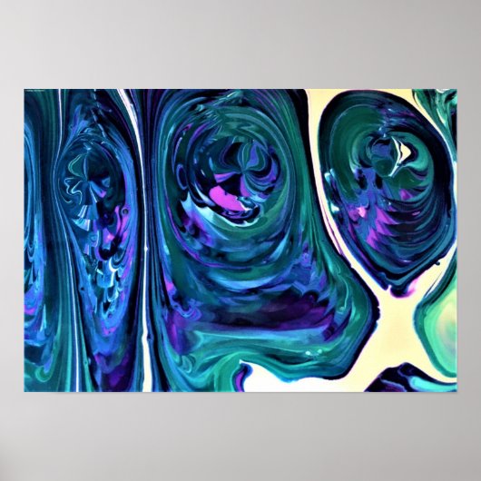 Abstracte kleurstudie 278, poster (Voorkant)