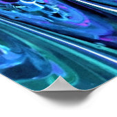 Abstracte kleurstudie 278, poster (Hoek)