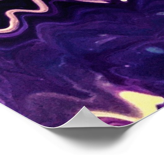 Abstracte kleurstudie 296, poster (Hoek)