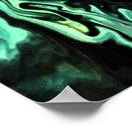 Abstracte kleurstudie 300, poster (Hoek)