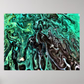 Abstracte kleurstudie 300, poster (Voorkant)