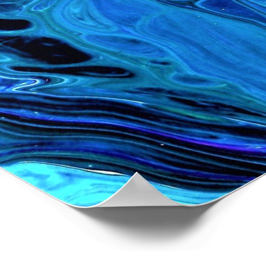 Abstracte kleurstudie 306, poster (Hoek)