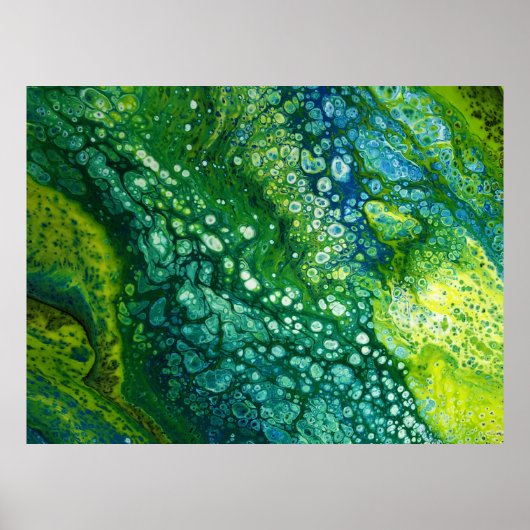 Abstracte kleurstudie 307, poster (Voorkant)