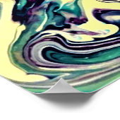 Abstracte kleurstudie 308, poster (Hoek)