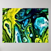 Abstracte kleurstudie 314, poster (Voorkant)