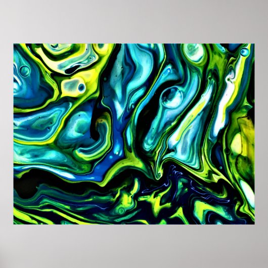 Abstracte kleurstudie 315, poster (Voorkant)