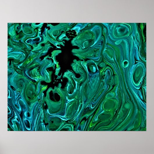 Abstracte kleurstudie 321, poster (Voorkant)