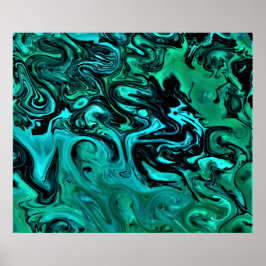 Abstracte kleurstudie 328, poster