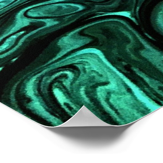 Abstracte kleurstudie 329, poster (Hoek)