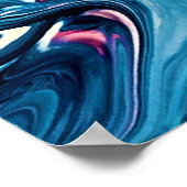 Abstracte kleurstudie 334, poster (Hoek)