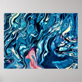 Abstracte kleurstudie 334, poster