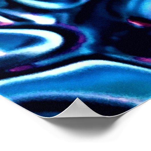 Abstracte kleurstudie 334, poster (Hoek)