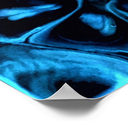 Abstracte kleurstudie 340, poster (Hoek)