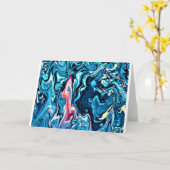 Abstracte kleurstudie 345, Kaart (Gele Bloem)