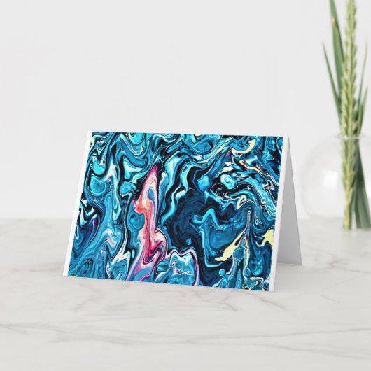 Abstracte kleurstudie 345, Kaart (Voorkant)