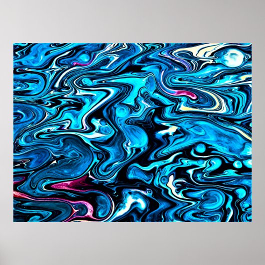 Abstracte kleurstudie 349, poster (Voorkant)