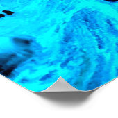 Abstracte kleurstudie 34, poster (Hoek)