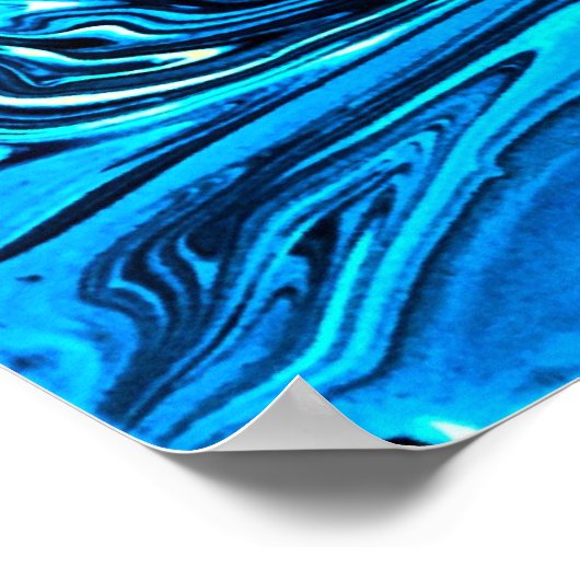 Abstracte kleurstudie 353, poster (Hoek)