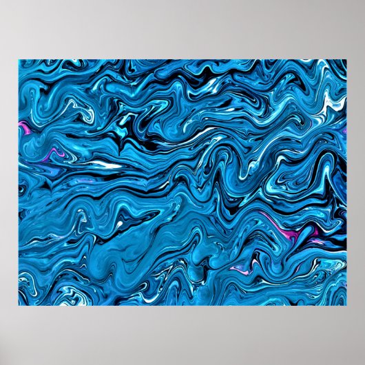 Abstracte kleurstudie 355, poster (Voorkant)