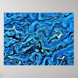 Abstracte kleurstudie 356, poster