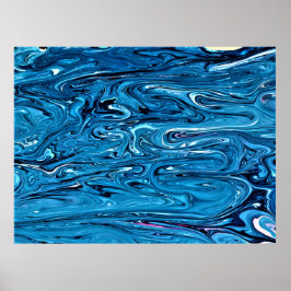 Abstracte kleurstudie 357, poster