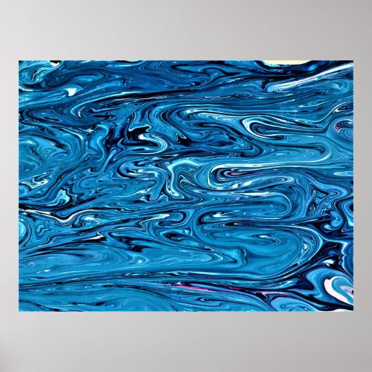 Abstracte kleurstudie 357, poster (Voorkant)