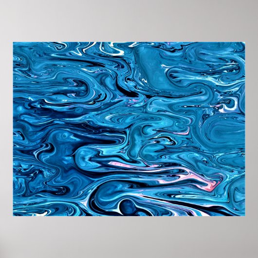 Abstracte kleurstudie 358, poster (Voorkant)