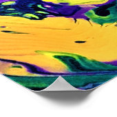 Abstracte kleurstudie 41, poster (Hoek)