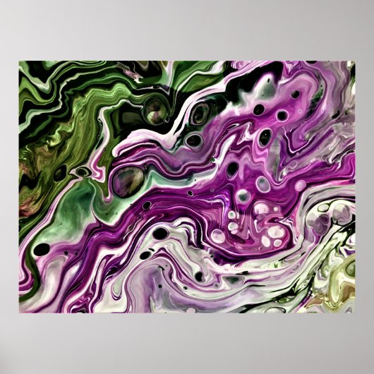 Abstracte kleurstudie 440, poster (Voorkant)